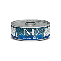 Hrana umeda pentru pisoi - Farmina N&D Kitten Ton, Cod, Crevete si Dovleac 70g