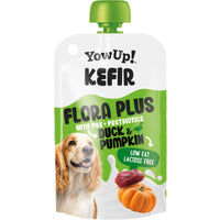 Kefir pentru caini cu rata si dovleac YowUp Flora Plus, fara lactoza, 115g