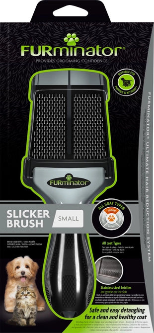 Furminator perie Slicker Small pentru caini si pisici descalcire blana