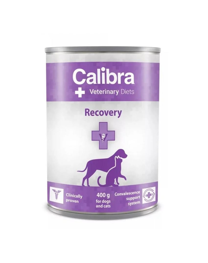 Hrana umeda dietetica pentru caini si pisici in convalescenta Calibra Veterinary Diets Recovery, conserva 400g