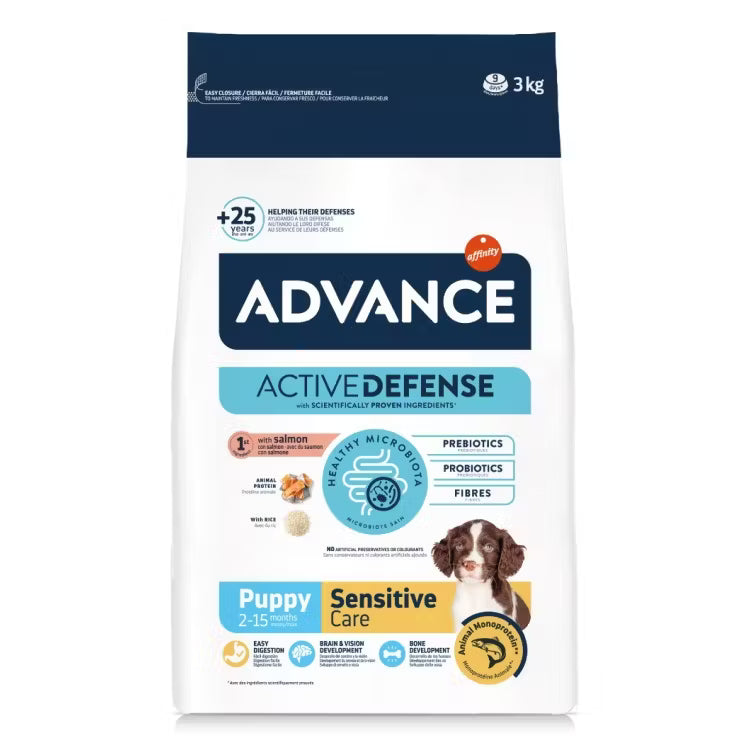 Hrana uscata pentru catei cu sensibilitate digestiva, talie medie si mare - ADVANCE Dog Puppy Sensitive 12 kg