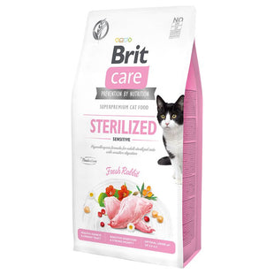 Hrana uscata pentru pisici sterilizate, digestie sensibila - BRIT CARE Cat Sterilized Sensitive 2kg