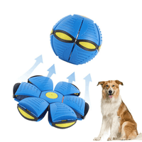 Jucarie interactiva pentru caini SHAW tip Minge Frisbee Deformabila, pentru Aruncat si Aport