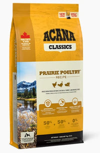 Hrana uscata caini adulti Acana Classic Prairie Poultry 2kg cu pui si curcan, bogata in proteine animale premium
