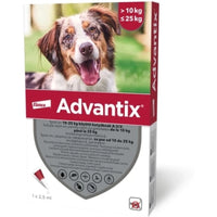 Antiparazitar spot-on pentru caini 10-25 kg Advantix 400, 1 pipeta, Elanco