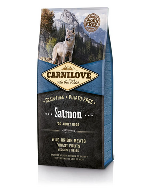 Hrana uscata premium pentru câini adulți - CARNILOVE Dog Salmon Adult 4kg