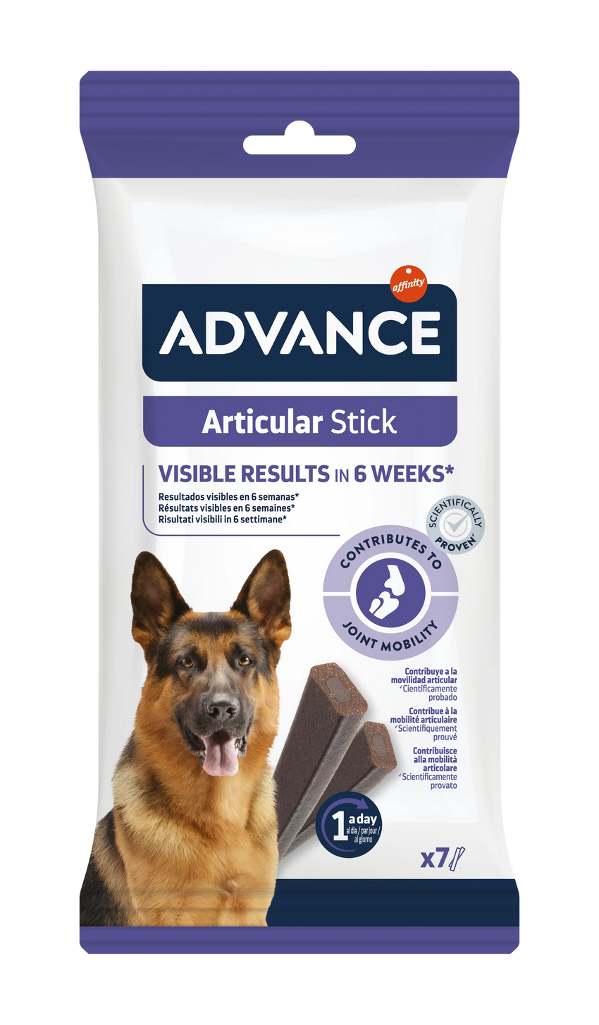 Snacks nutritive pentru sustinerea articulatiilor cainilor - ADVANCE Dog Stick Articular 155 g