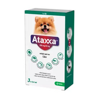 Antiparazitar spot-on pentru caini sub 4 kg Ataxxa 200mg/40mg, 1 pipeta, Krka