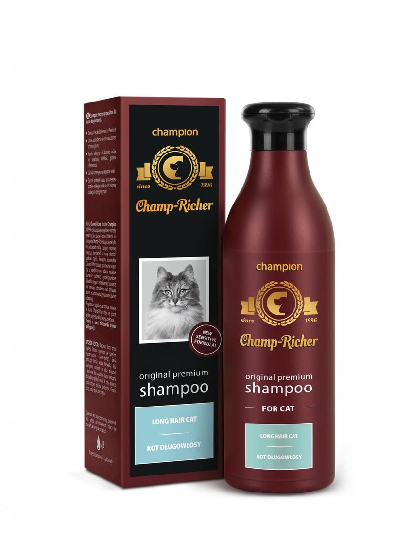 Sampon pentru pisici cu blana lunga Champ Richer, 250ml, DermaPharm