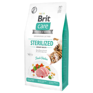 Hrana uscata pentru pisici sterilizate cu suport pentru tractul urinar Brit Care Sterilized Urinary Health, 2kg