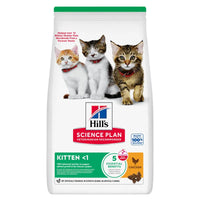 Hrana uscata pentru pisoi cu pui Hill's Science Plan Feline Kitten, 1,5kg