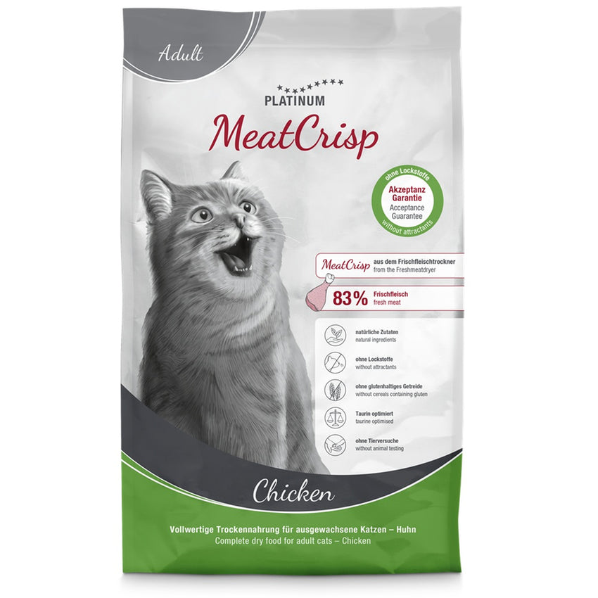 Hrana uscata pisici adulte Platinum Meat Crisp cu Pui 1.5kg