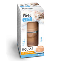 Brit Care, Hrană Umedă pentru Pisici, Mousse cu Ton, 6 x 25g