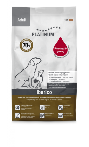 Platinum Hrana Uscata Caini Adulti Adult cu Porc Iberico, Fara Cereale, 5kg