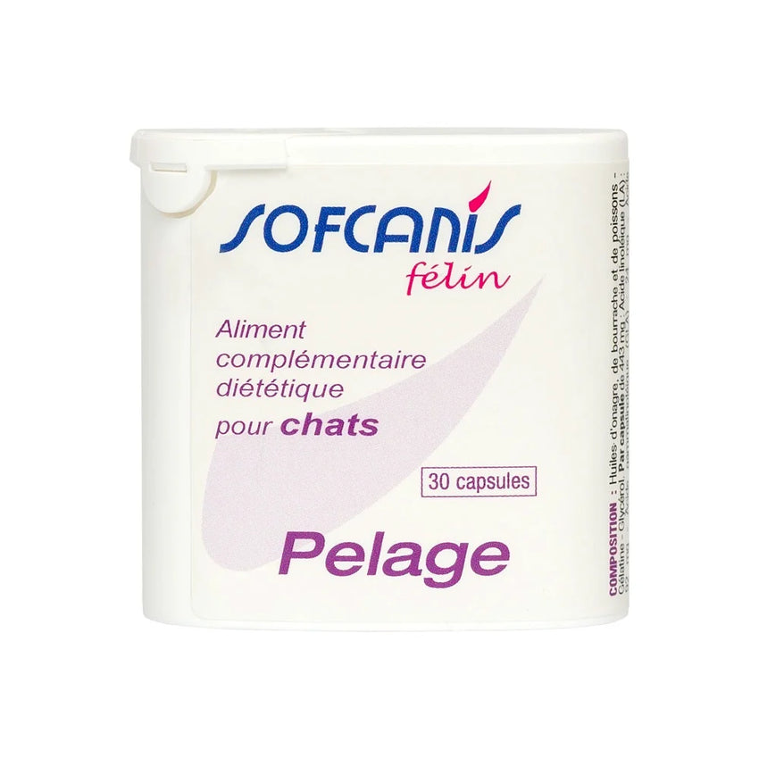 Supliment pentru piele si blana la pisici Sofcanis Felin Pelage, 30 comprimate, Laboratoires Moureau