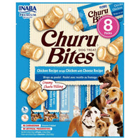 Gustari pentru caini, cu pui si branza - CHURU Dog Bites Chicken & Cheese