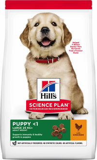 Hrana uscata pentru catei talie mare, cu pui, Hill's Science Plan Canine Puppy Large Breed, 2,5kg