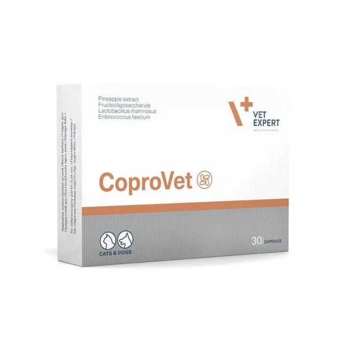 Supliment anti-coprofagie pentru caini si pisici CoproVet, 15 capsule/blister, VetExpert