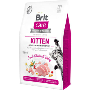 Hrana uscata pentru pisoi, crestere sanatoasa si imunitate - BRIT CARE Cat Kitten Healthy Growth & Development 2kg