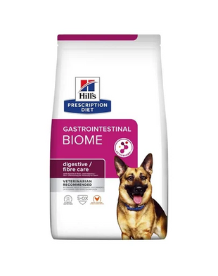 Hrana Uscata Dietetica pentru Caini Hill’s Prescription Diet GI Biome cu Pui 4kg, Suport Digestiv si Flora Intestinala