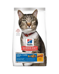 Hrana Uscata pentru Pisici Adulte Hill’s Science Plan Oral Care cu Pui 1.5kg, Igiena Dentara si Respiratie Proaspata
