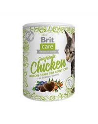 Recompense cu pui si superfructe pentru pisici Brit Care Cat Snack Superfruits, 100g