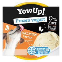 Iaurt congelat pentru caini cu tartar de somon YowUp, 0% grasime, fara lactoza, 115g