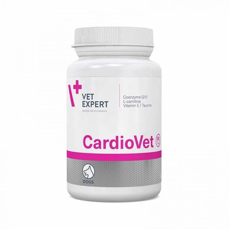 Supliment pentru sustinerea functiei cardiace la caini CardioVet, 770mg, 90 tablete, VetExpert