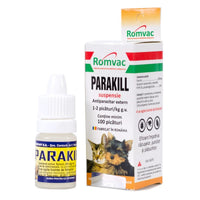 Antiparazitar extern picaturi pentru caini si pisici cu fipronil Parakill, flacon 5ml, Romvac