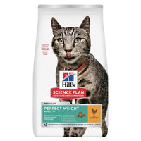 Hrana uscata pentru pisici HILL'S SCIENCE PLAN Perfect Weight cu pui 1,5 Kg