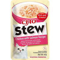 Hrana umeda tip stew pentru pisici, cu pui si somon - CHURU Cat Stew Chicken & Salmon