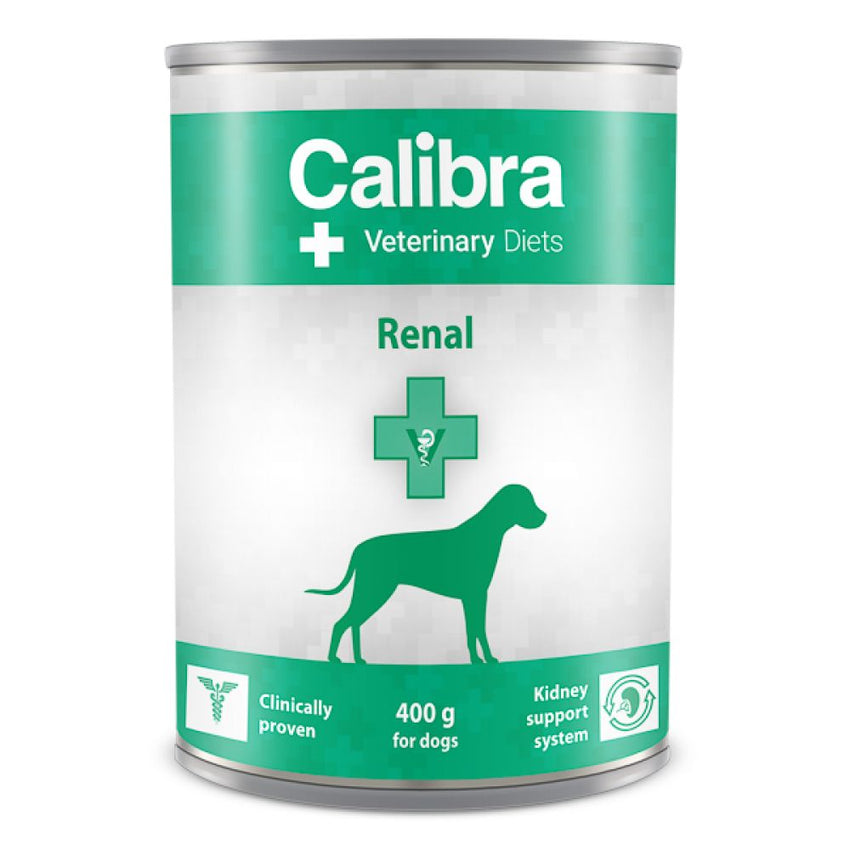 Hrana umeda dietetica pentru caini cu afectiuni renale Calibra Veterinary Diets Renal, conserva 400g