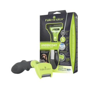 Furminator perie DeShedder pentru caini de talie mica cu par lung Undercoat, marimea S