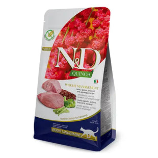 Hrana uscata pentru pisici sterilizate - Farmina N&D Quinoa Pisica Adult Sterilizat Rata, Broccoli si Sparanghel 1,5kg