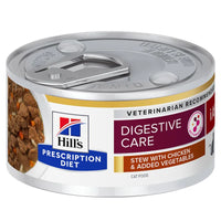 Hill's Prescription Diet Hrana Umeda Pisici i/d Digestive Care, Pui si Legume Stew, 82g