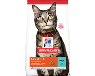 Hrana Uscata pentru Pisici Adulte Hill’s Science Plan Adult cu Ton 3kg, Nutritie Premium pentru Sanatate si Energie