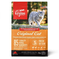 Hrana uscata pisici adulte Orijen Original Cat 1.8kg cu pui si curcan, fara cereale, bogata in proteine animale premium