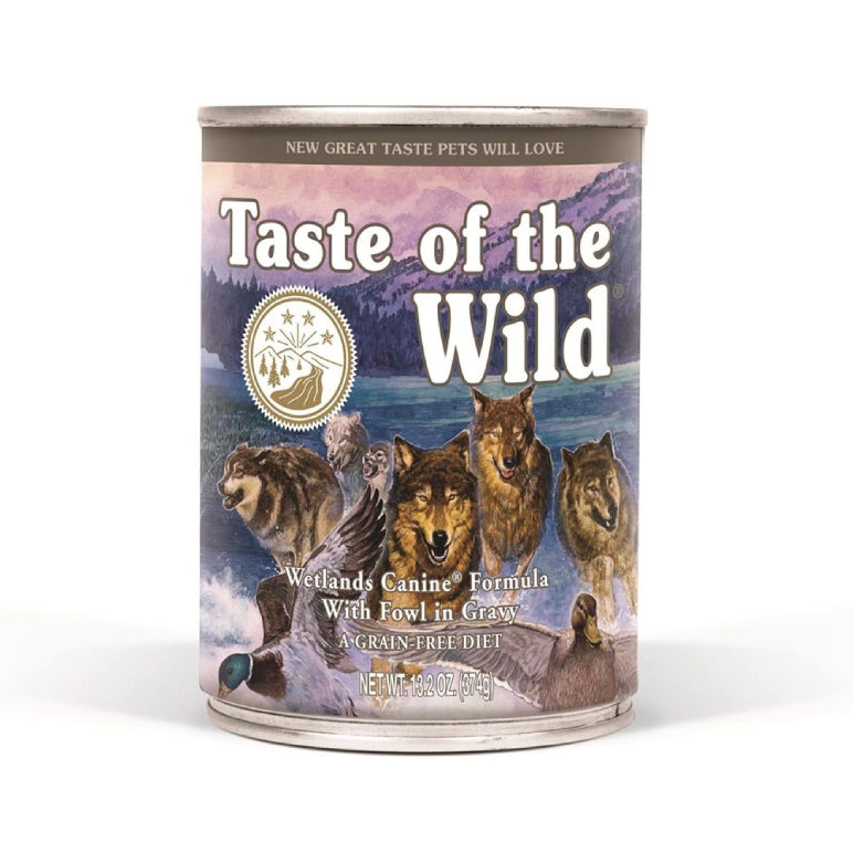 Hrana umedă premium pentru câini - Taste of the Wild Wetlands 390g