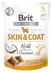 Recompense functionale pentru caini, cu krill - BRIT Care Dog Snack Skin & Coat Krill 150g