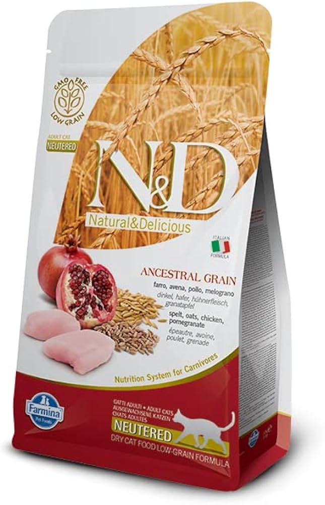 Hrana uscata pisici Farmina N&D Ancestral cu pui pentru adult sterilizat 1.5kg