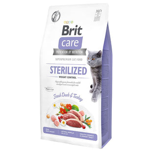 Hrana uscata pentru pisici sterilizate, controlul greutatii - BRIT CARE Cat Sterilized Weight Control 2kg