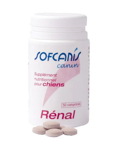 Supliment pentru functia renala la caini Sofcanis Renal Canin, 50 comprimate, Laboratoires Moureau