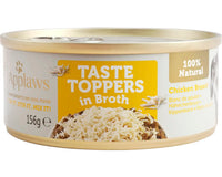 Topping umed complementar pentru caini - APPLAWS Dog Toppers Pui si Vita in Sos 156g