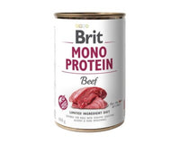 Hrana umeda pentru caini, cu vita, monoproteica - BRIT Mono Protein Beef 400g
