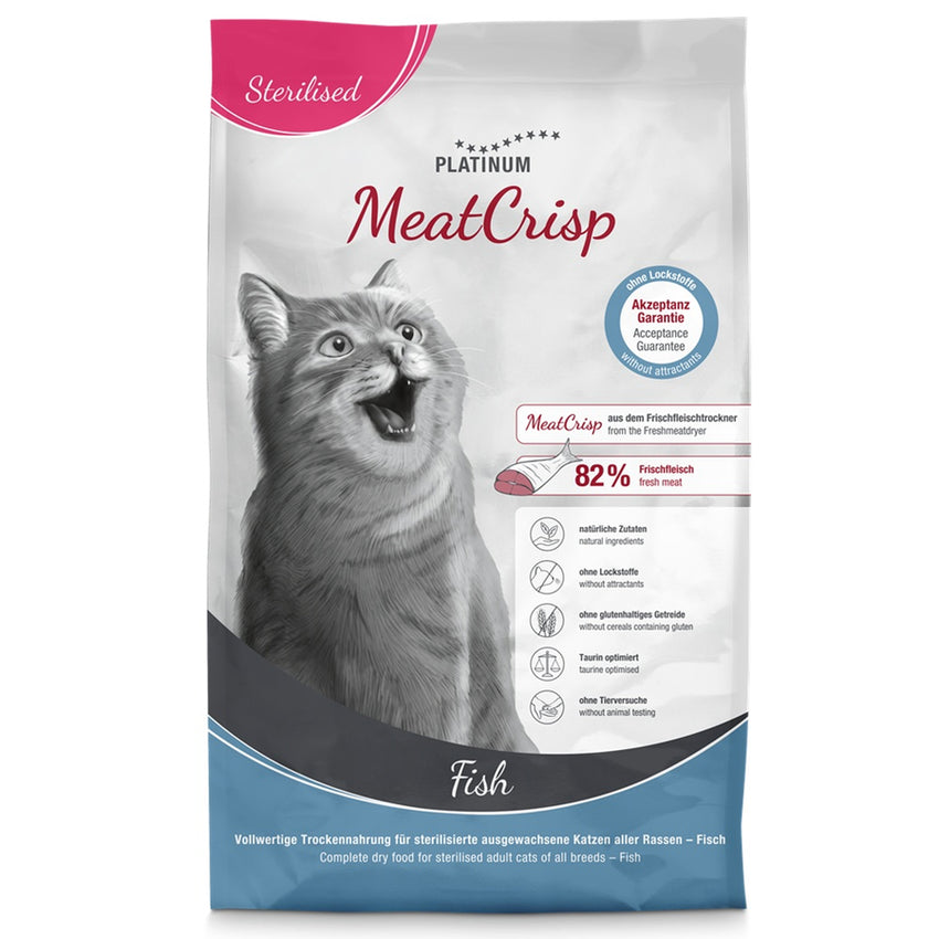 Hrana uscata pisici sterilizate Platinum Cat cu Peste 1.5kg