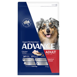 Hrana uscata completa pentru caini de talie medie, energie si sanatate - ADVANCE Dog Medium Adult 14 kg