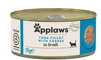 Applaws Hrana Umeda Pisici Conserva, cu File de Ton si Branza, Natural, Fara Cereale, 70g