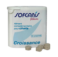 Supliment cu vitamine si minerale pentru pisoi in crestere Sofcanis Felin Croissance, 50 comprimate, Laboratoires Moureau