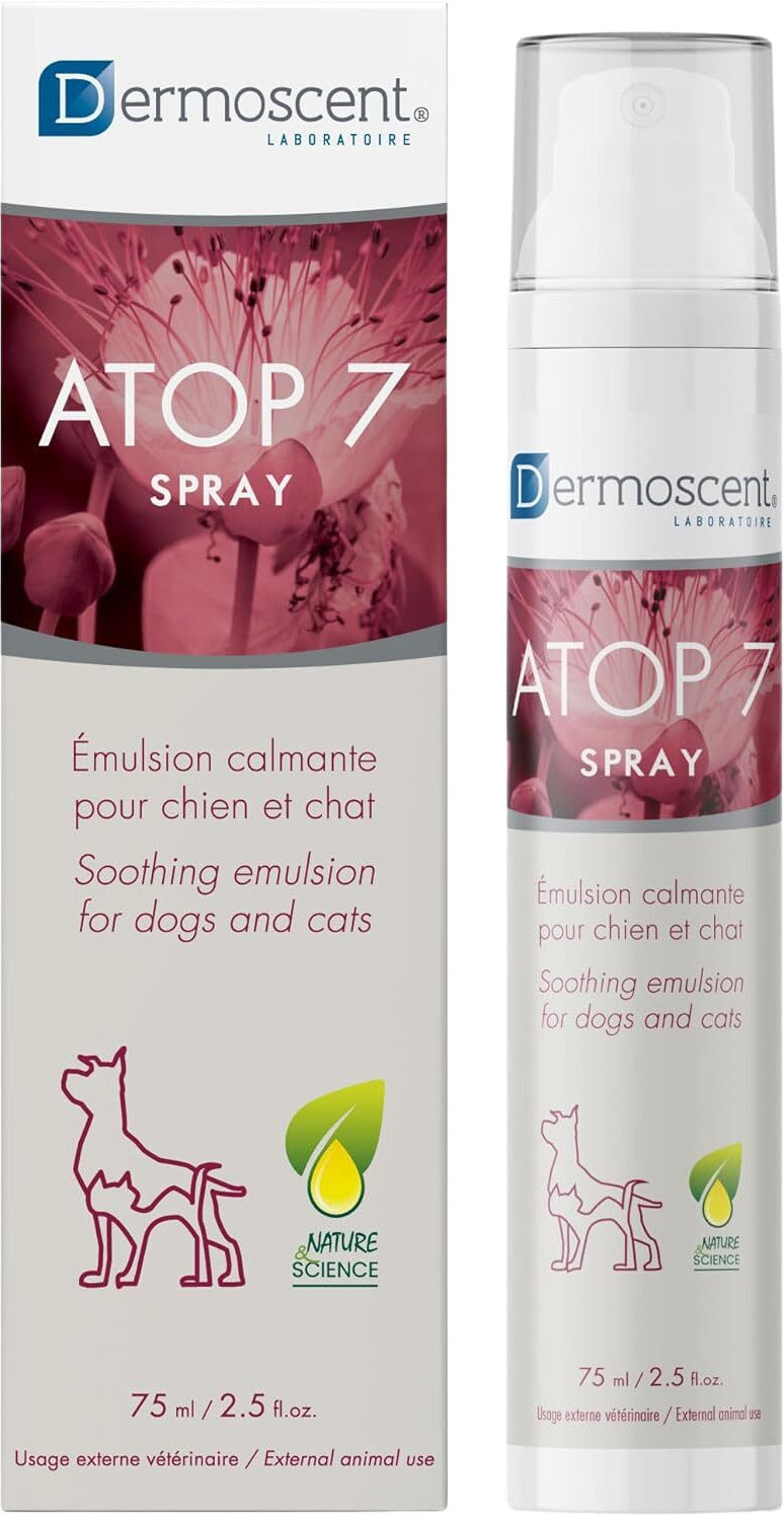 Spray dermatologic pentru caini si pisici Dermoscent ATOP 7 Spray 75ml