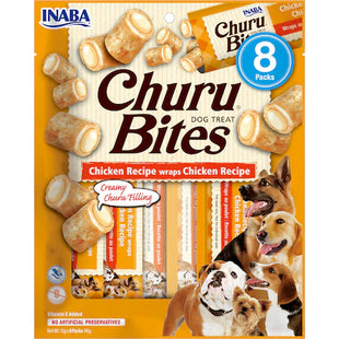 Inaba Churu Bites Dog Chicken 8x12g – Recompense pentru caini, cu pui, fara cereale